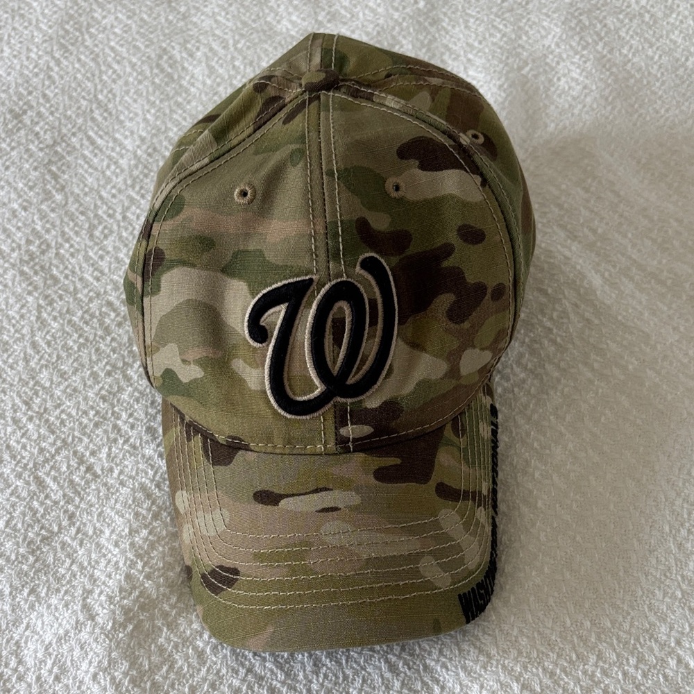 Washington Nationals Army OCP Camo Baseball Cap